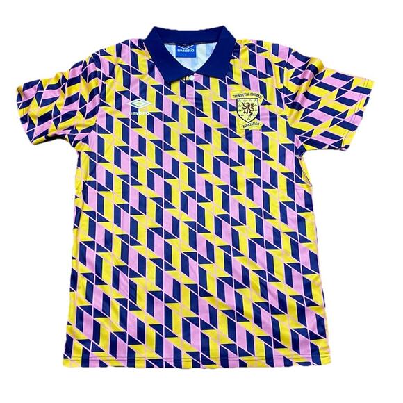 Scotland Soccer | Men’s Large Retro 88/89 Away Jersey - Picture 1 of 7
